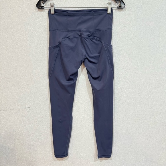 Lululemon Fast And Free 24” High Rise Tight Blue Women’s Size 2 - Picture 2 of 7